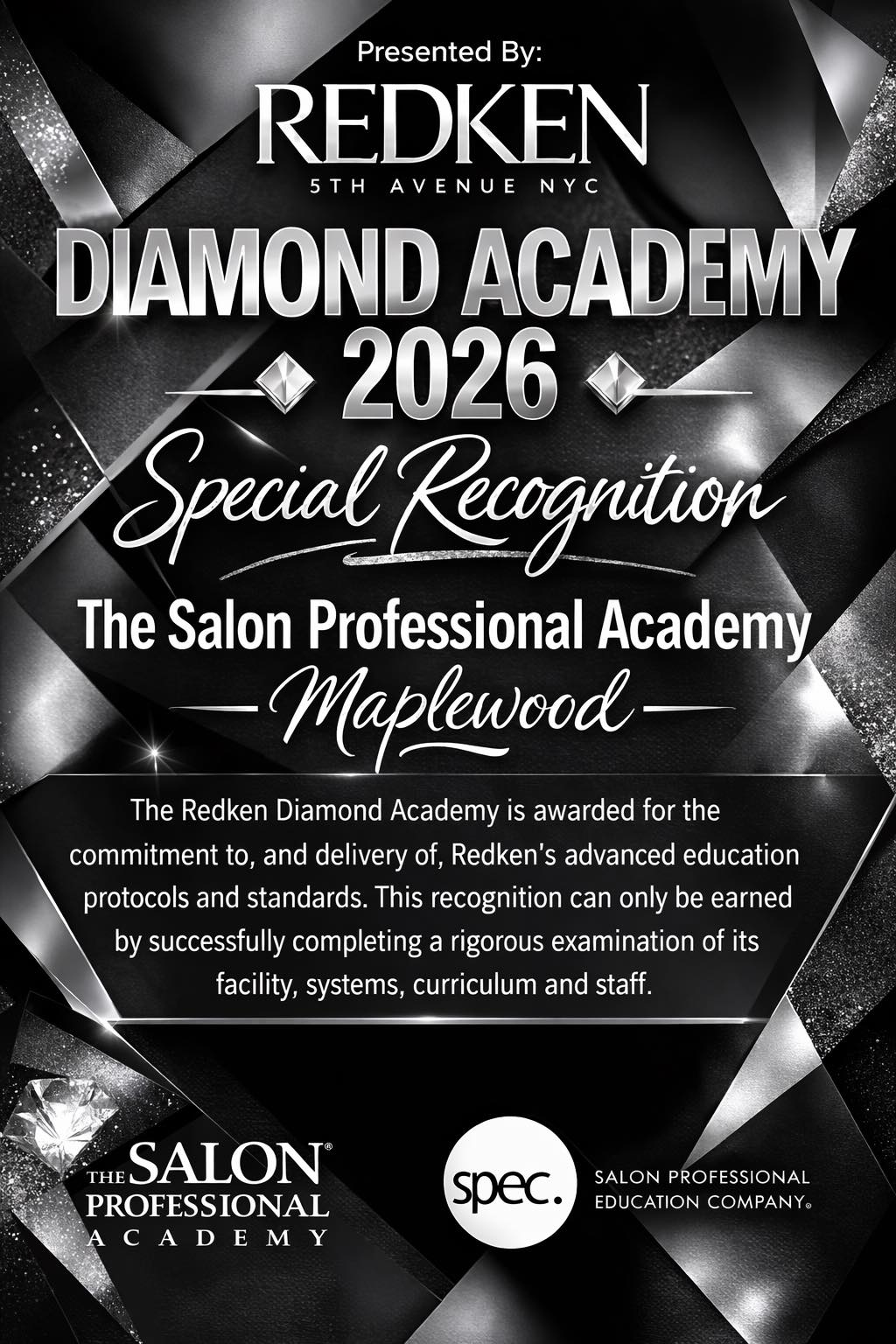 tspa   -Shining Bright: Our Redken Diamond Academy Recognition